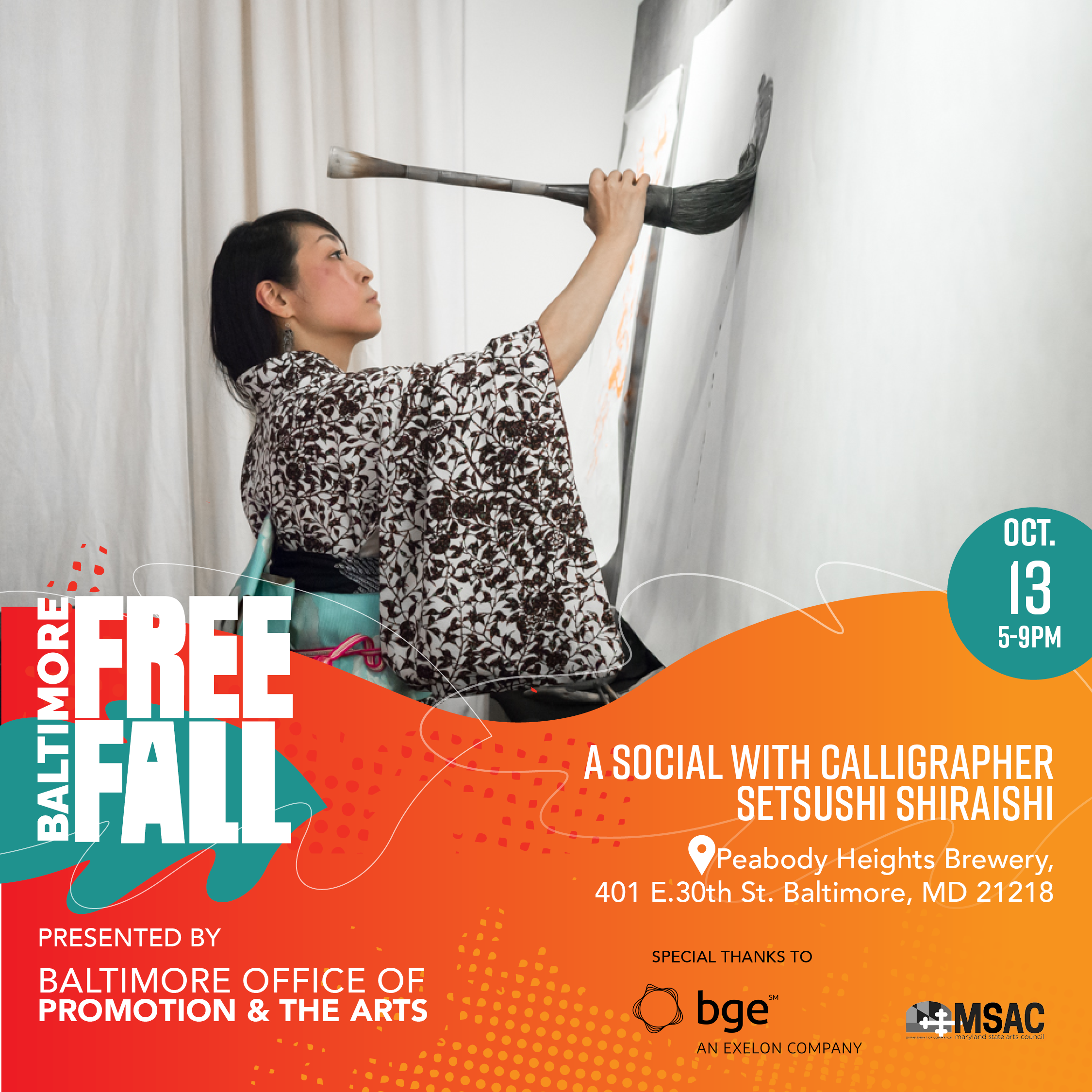 A Social with Calligrapher Setsushi Shiraishi, An Official Event of Night Market Untapped Series