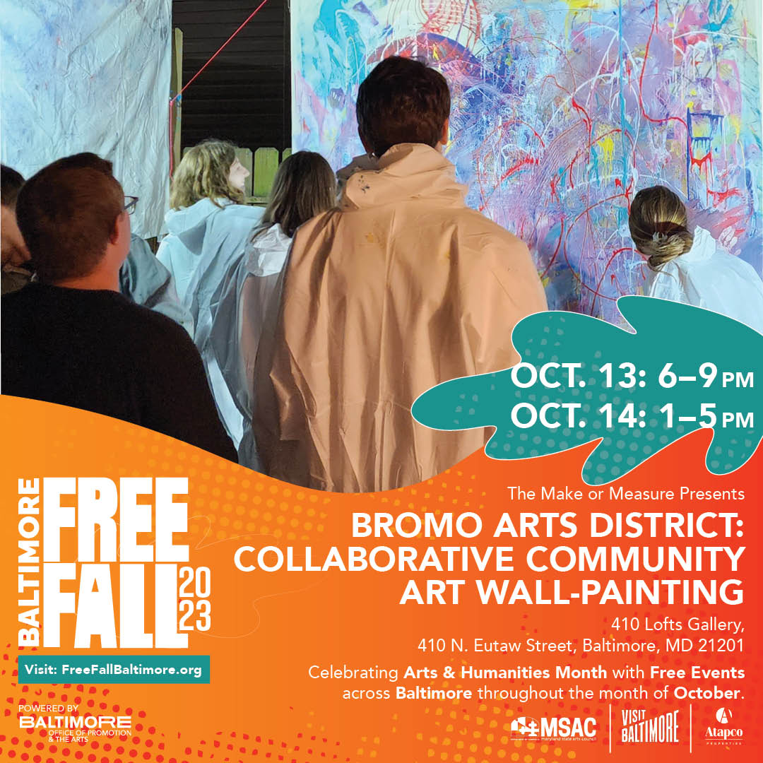 Bromo Arts District Collaborative Community Art Wall (Painting Day 2