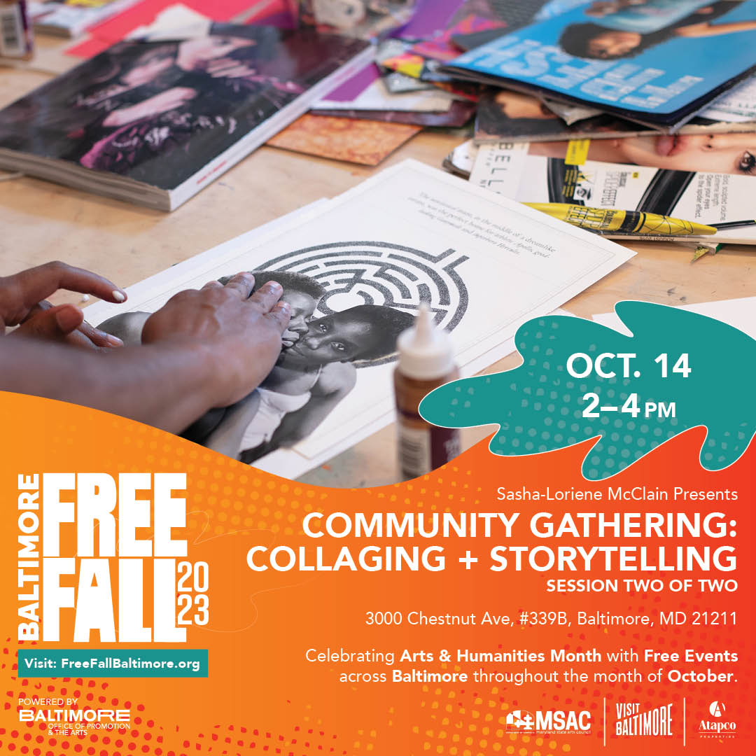 Community Gathering: Collaging + Storytelling w/ Sasha-Loriene
