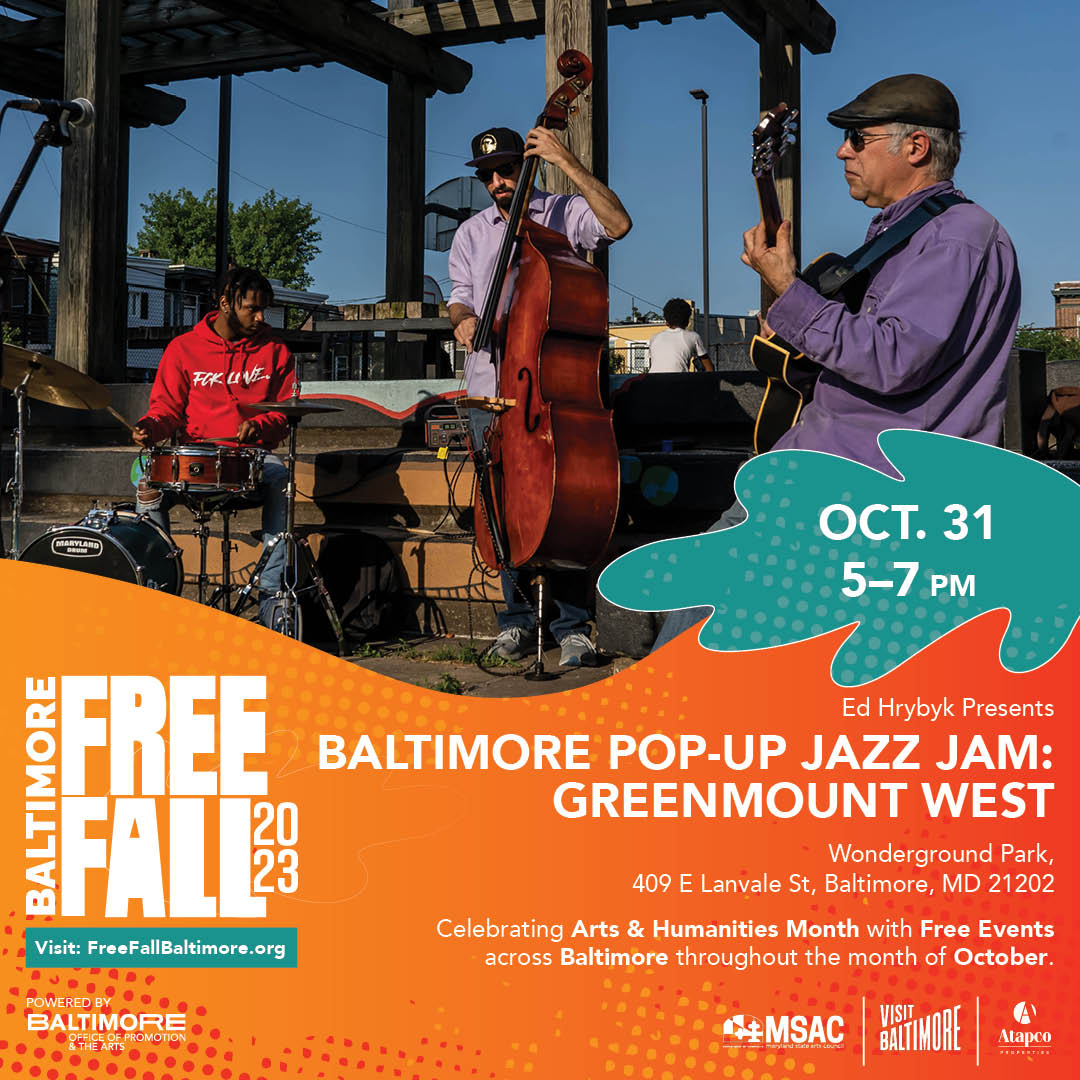 Baltimore Pop-up Jazz Jam: Greenmount West (Wonderground Park)  Halloween!