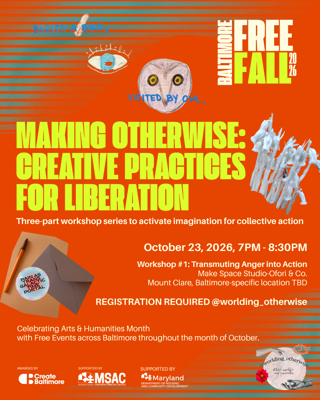 Making Otherwise: Creative Practices for Liberation